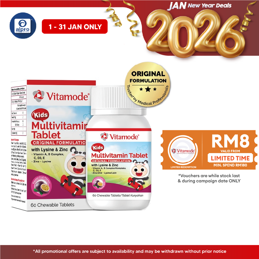 Vitamode Kids Multivitamin 60s | Promotes Good Appetite Alpro Pharmacy