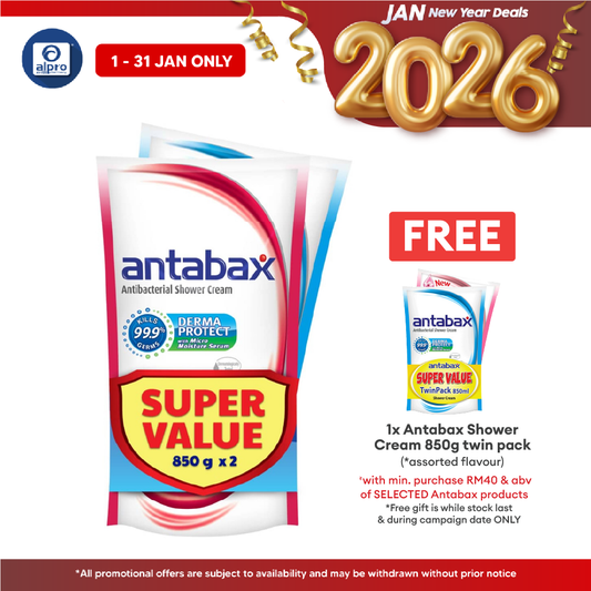 Antabax Shower Cream Fresh + Protect 850g ×2s Antabax