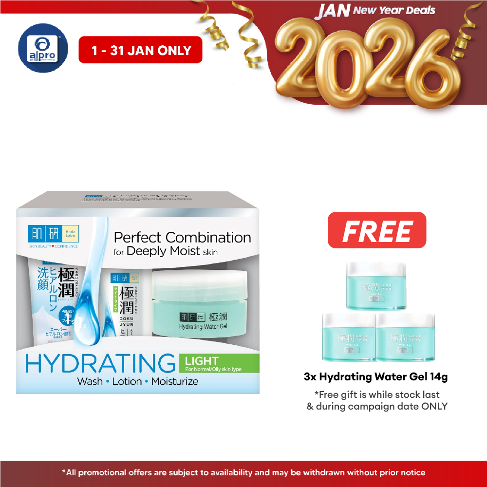 Hada Labo Hydrating 123 Trial Set (light) Alpro Pharmacy