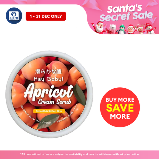 GSO Mini Hey Baby! 50ml (Apricot Cream Scrub/ Avocado Cream Scrub/ Clear Nose Scrub) Alpro Pharmacy