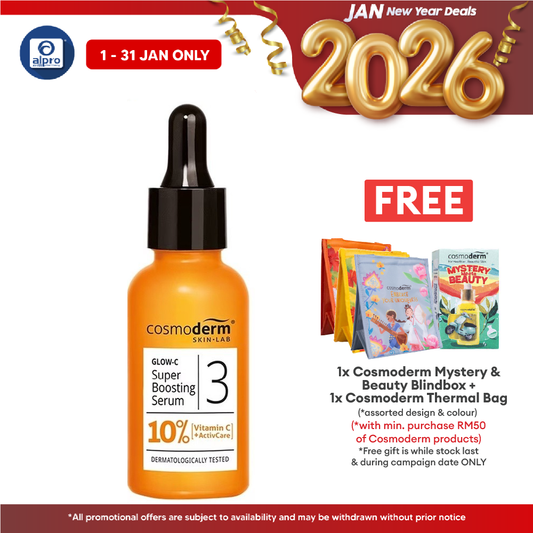 COSMODERM GLOW-C SUPER BOOSTING SERUM 15ML Cosmoderm