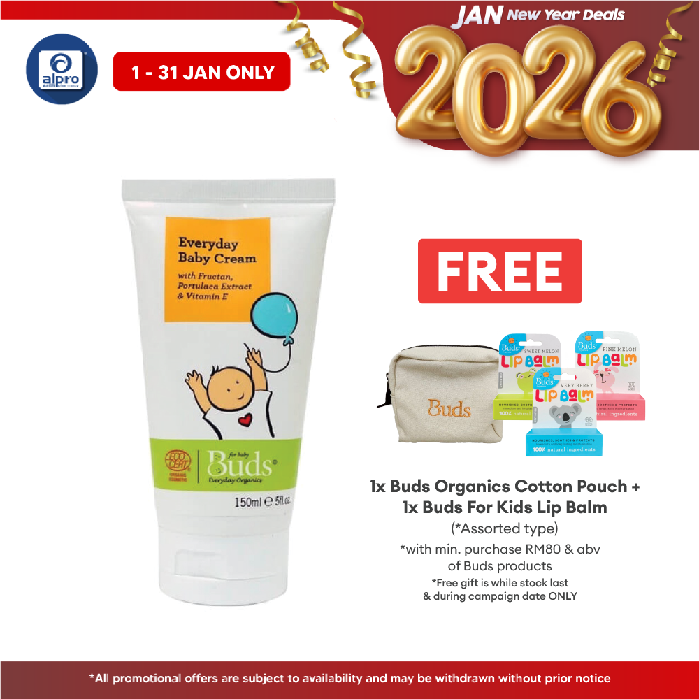 Buds Everyday Organics Everyday Baby Cream 150ml Alpro Pharmacy