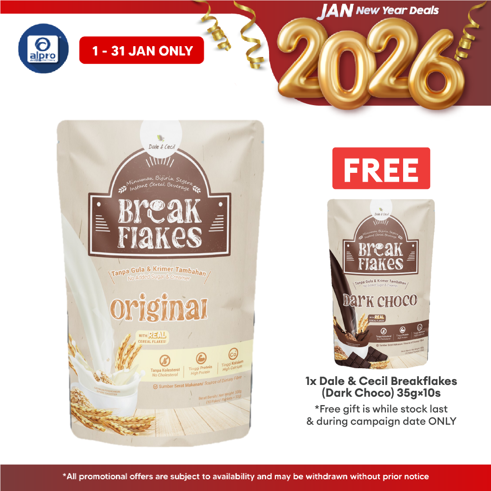 Dale & Cecil BreakFlakes (Original/ Purple Sweet Potato/Dark Choco) 10s Dale & Cecil