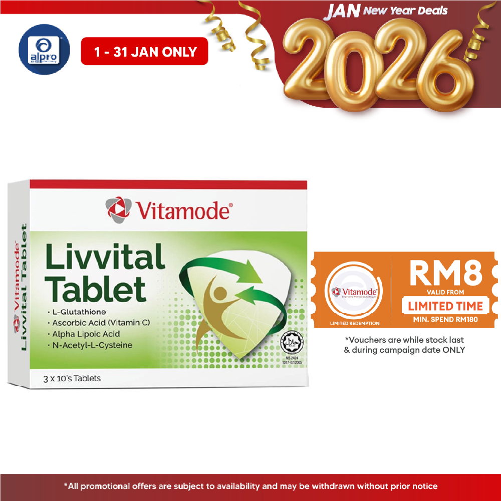 Vitamode Livvital 30s | Promotes Liver Detoxification Alpro Pharmacy