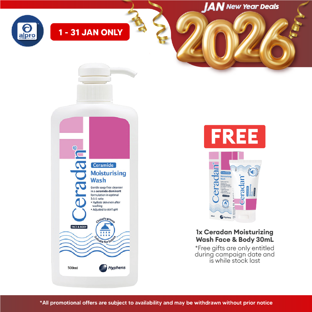 Ceradan Moisturising Body Wash 500ml | Strengthen Skins Protective Barrier Ceradan