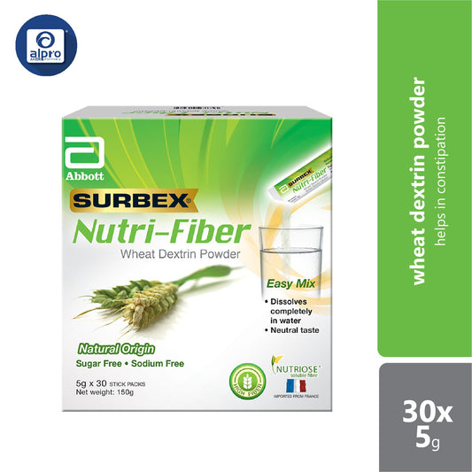 Abbott Surbex Nutri-Fiber 5gx30s | Regulates Bowel Motions (Delivery Starts: 3/7/2025) Abbott Surbex