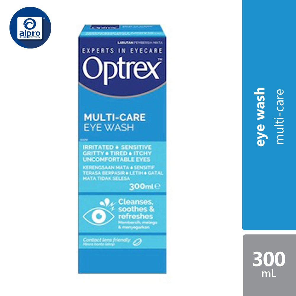 Optrex Multi Action Eye Wash 300ml | Soothe Irritated Eyes Optrex