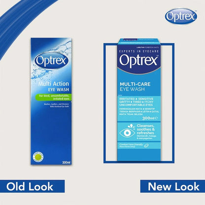 Optrex Multi Action Eye Wash 300ml | Soothe Irritated Eyes Optrex