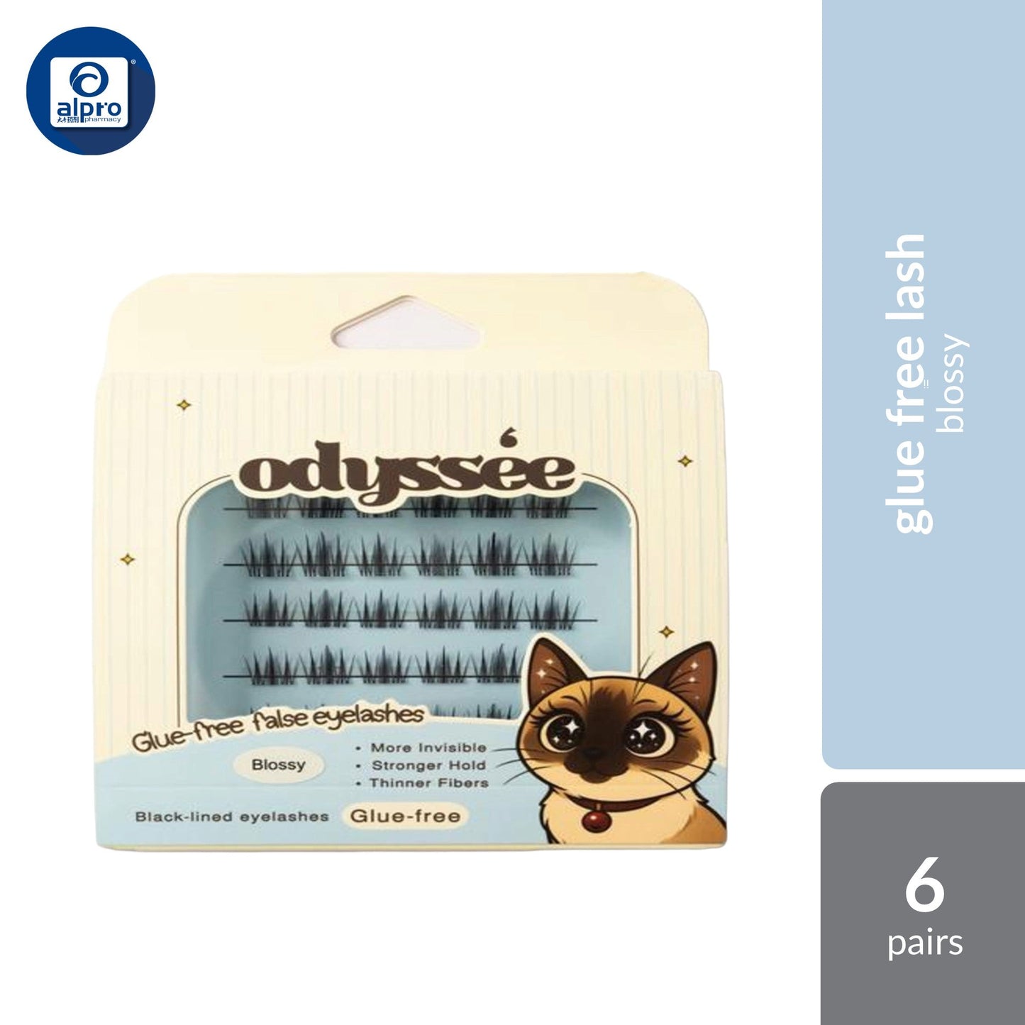 Odyssee Glue Free Lash 6 Pair With 12 Choices Of Patterns Odyssee