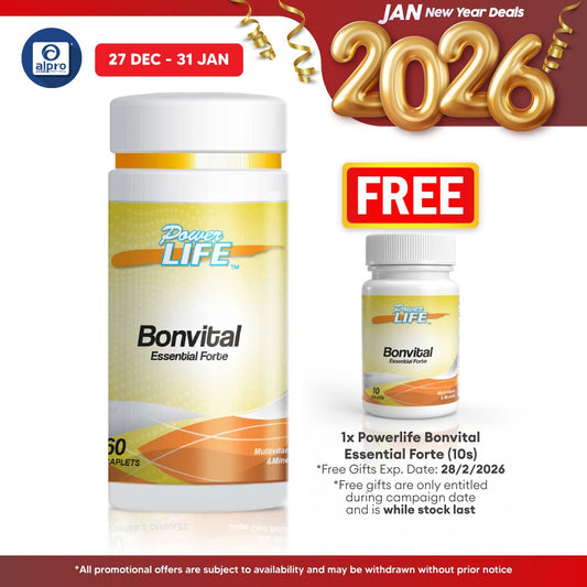 Powerlife Bonvital Essential Forte 60s | Strong & Healthy Bones