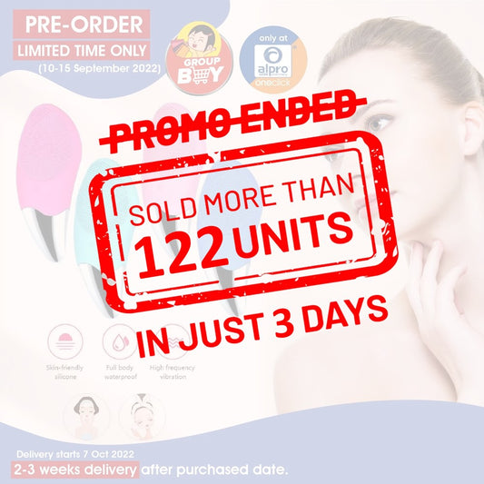 [Group Buy, Delivery Starts on 7 Oct 2022] Mini Electric Face Cleansing Brush | Face Massager and Cleansing Group Buy