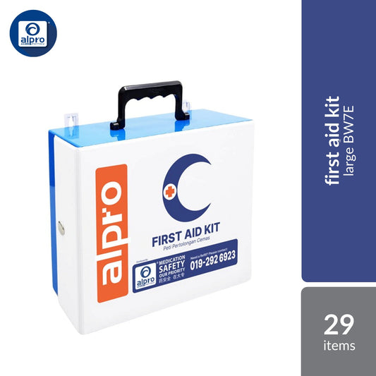Alpro First Aid Kit – Equipped & Large PVC Case (BW7E) Alpro