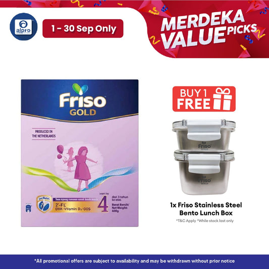 Friso Gold 4 600g | Supports Child Overall Growth Alpro Pharmacy