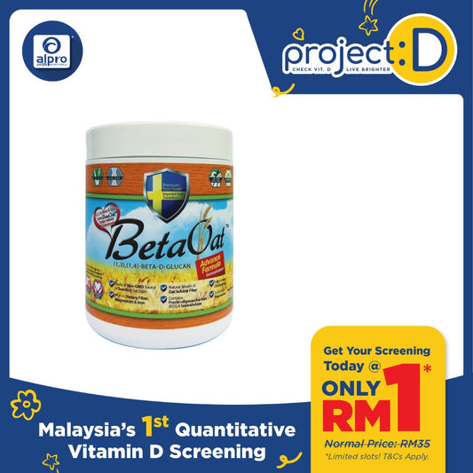 Beta Oat Plus 480g | With Beta-glucan For Cholesterol Internal Health