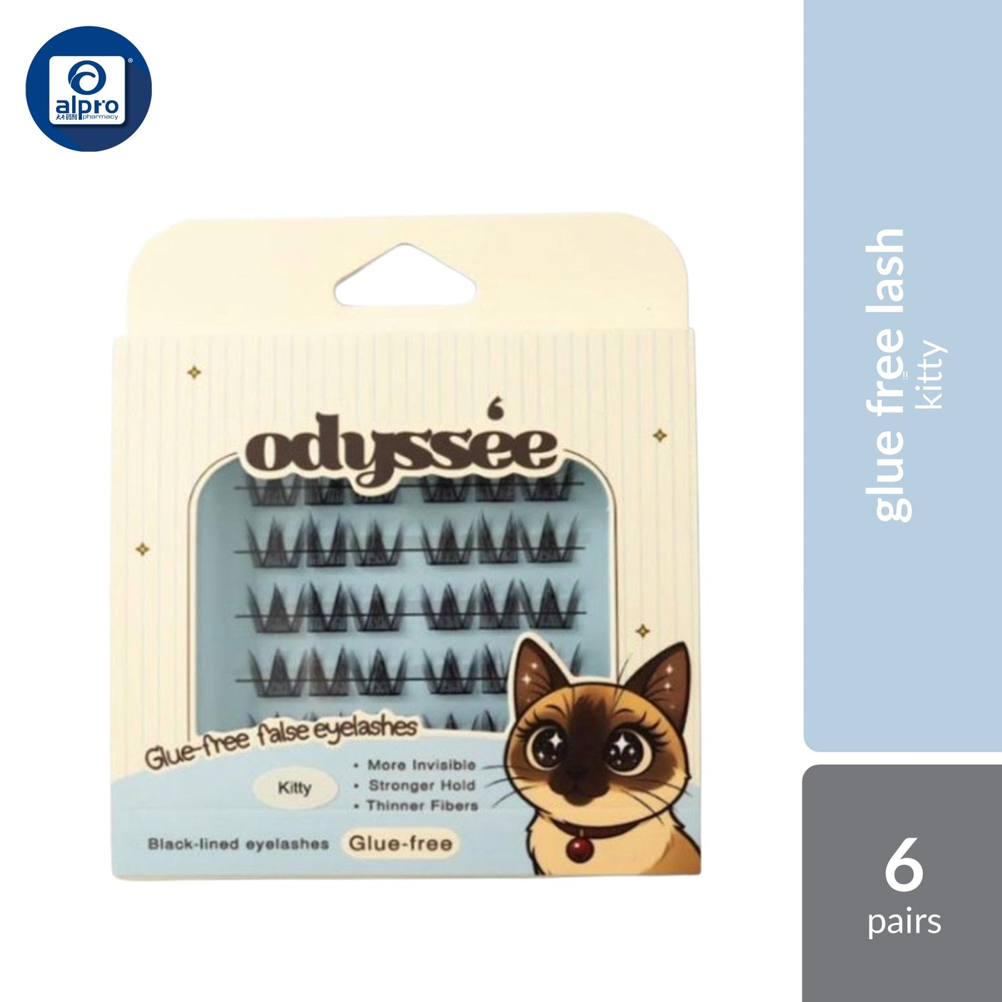 Odyssee Glue Free Lash 6 Pair With 12 Choices Of Patterns Odyssee