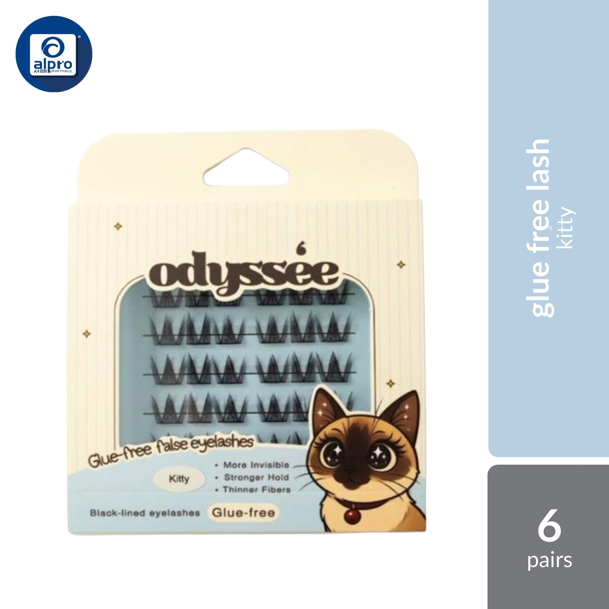 Odyssee Glue Free Lash 6 Pair With 12 Choices Of Patterns Odyssee