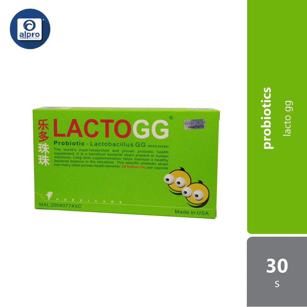 Lacto GG Probiotics 30s | Gut Health - Alpro Pharmacy