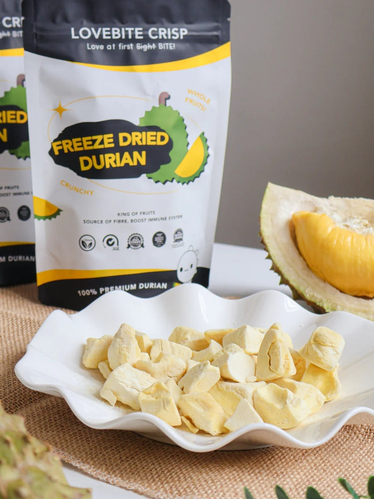 Lovebite Crisp Freeze-Dried Fruits (Assorted Flavours) | Rich in Vitamins, Fibre & Antioxidants LOVEBITE