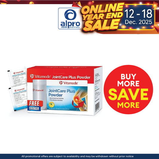 Vitamode Jointcare Plus Powder 30s + Shaker| Reduces Joint Pain and Swelling Alpro Pharmacy