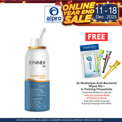 Tonimer Lab Baby Hypertonic Nasal Spray 100ml | Baby Clear Blocked Nose Tonimer Lab