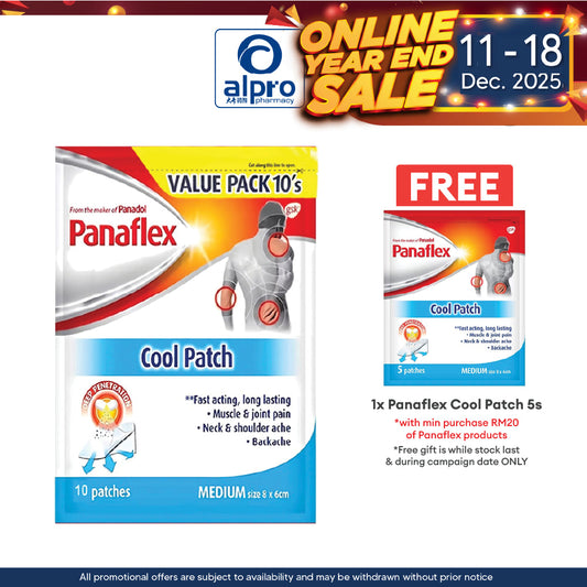 Panaflex Cool Patch 10s Value Pack | Provides Temporary Muscular Relief Panaflex