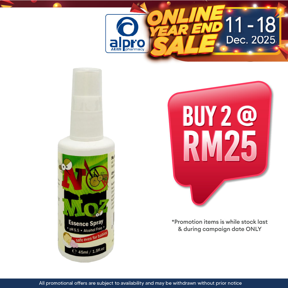 Mosquito Repellent | No-moz Essence Spray 45ml No-moz
