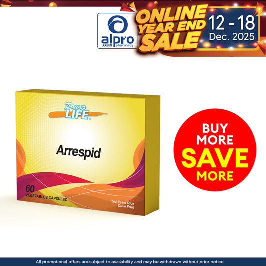 Powerlife Arrespid 60s | For General Health Maintainence Powerlife