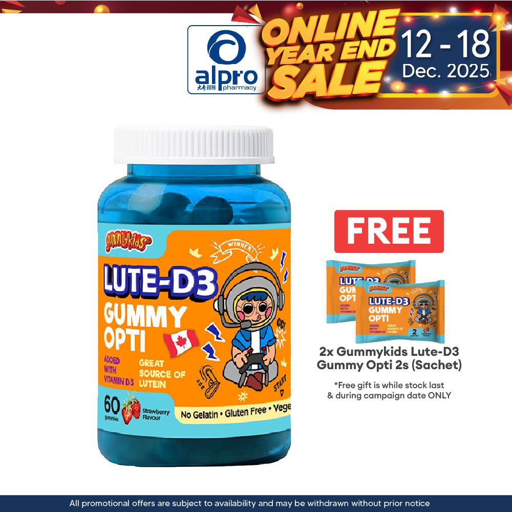 Gummykids Lute-D3 Gummy Opti 60s | Strengthens Immune System Gummykids