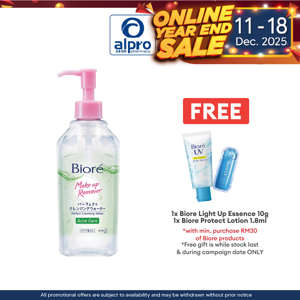 Biore Perfect Cleansing Water Acne Care 300ml Biore