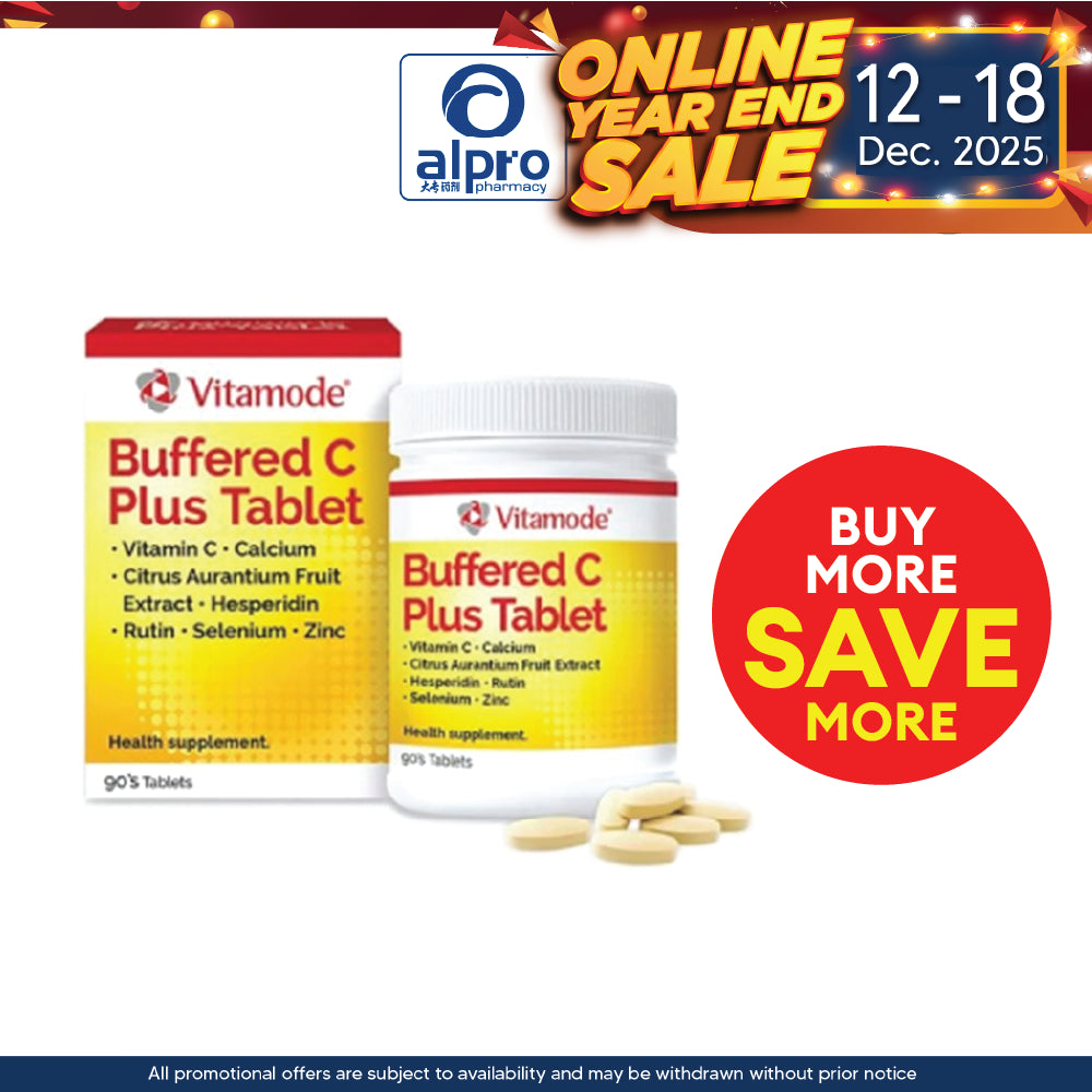 Vitamode Buffered C Plus Tablet 90s | Strengthen The Body Alpro Pharmacy