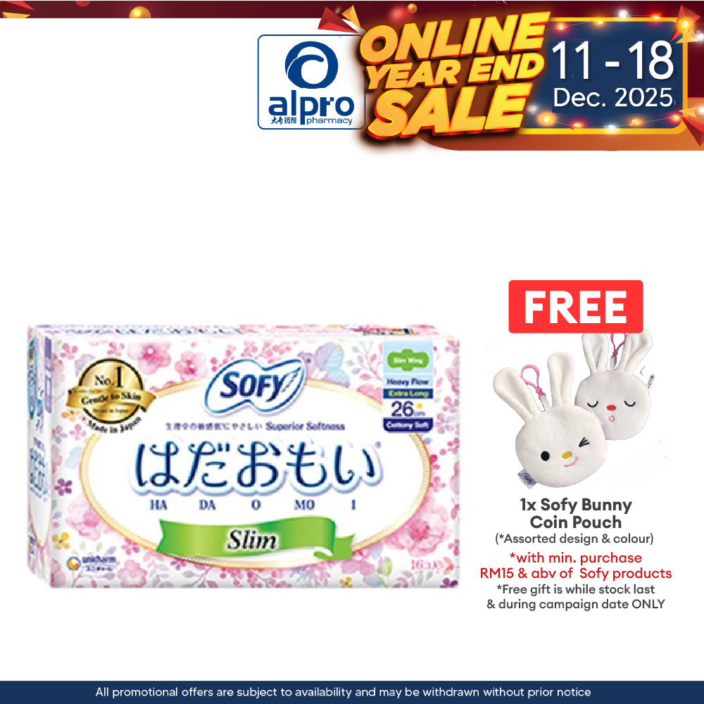 Sofy Hadaomoi Day Slim Wing 26cm 16s Sofy