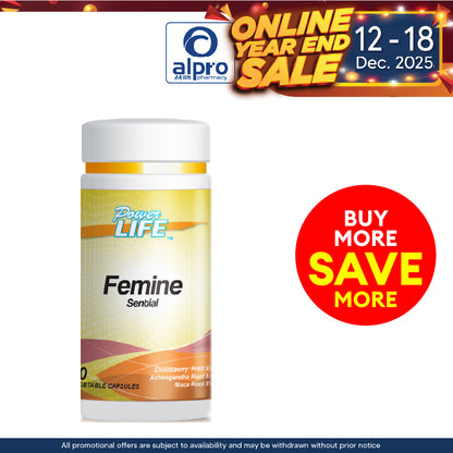 Powerlife Femine Sential 60s | For Women General Health Powerlife