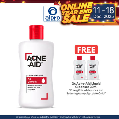 Acne-Aid Liquid Cleanser Oil Control 100ml | Soap-Free Liquid Cleanser Acne-Aid