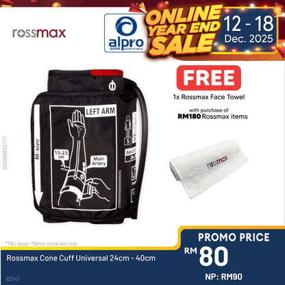 Rossmax Cone Cuff Universal 24cm - 40cm Alpro Pharmacy