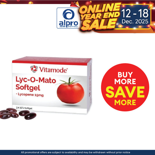 Vitamode Lycomato Softgel 30s| Supports Prostate Health Vitamode