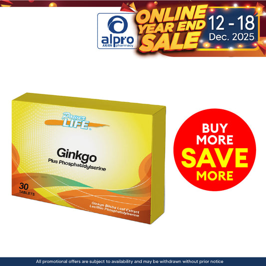 Powerlife Ginkgo Plus Phosphatidylserine 30s Alpro Pharmacy