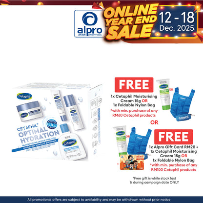 Cetaphil Optimal Hydration Regime 1 To 4 Steps Sets | Delivers Lasting 48-hours Hydration Alpro Pharmacy
