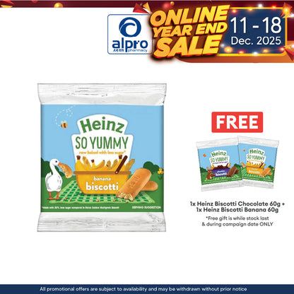 Heinz Biscotti Banana 60g | Gentle Crunch Heinz