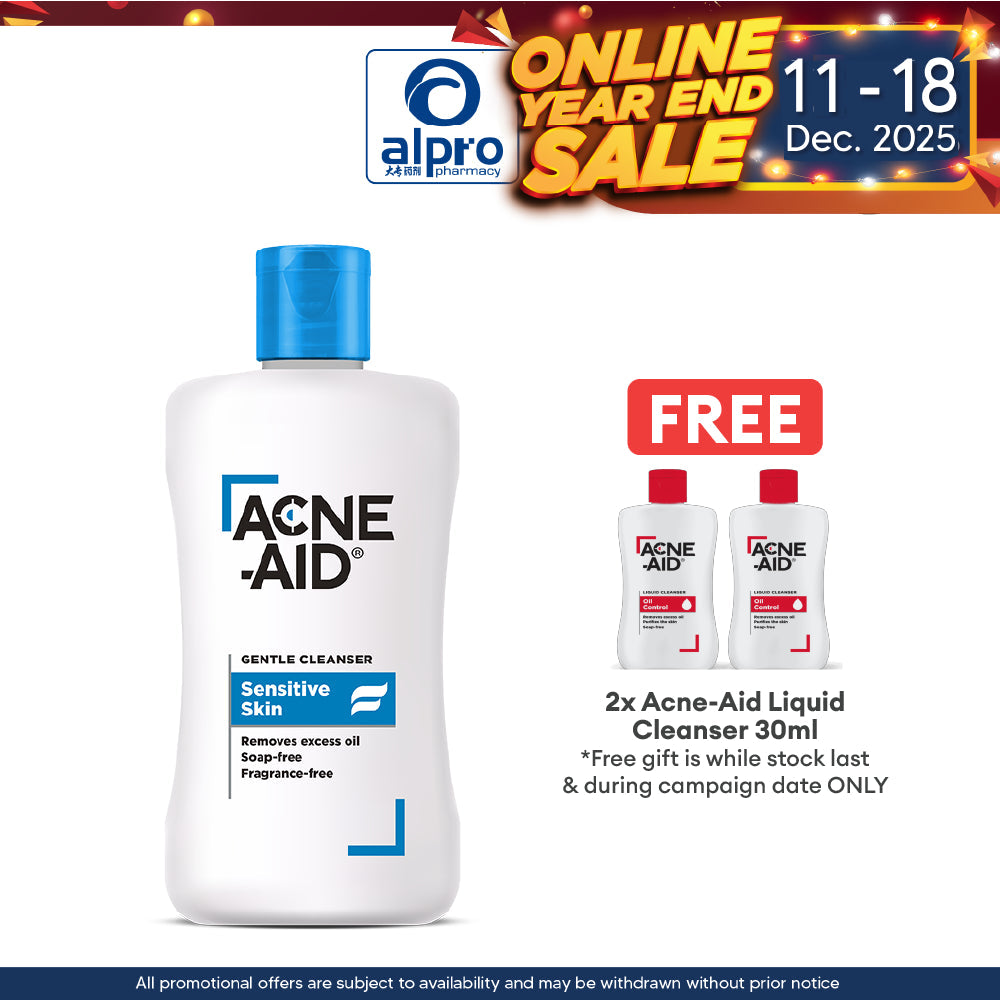 Acne-Aid Gentle Cleanser Sensitive Skin 100ml | Soap-Free Gentle Cleanser Acne-Aid