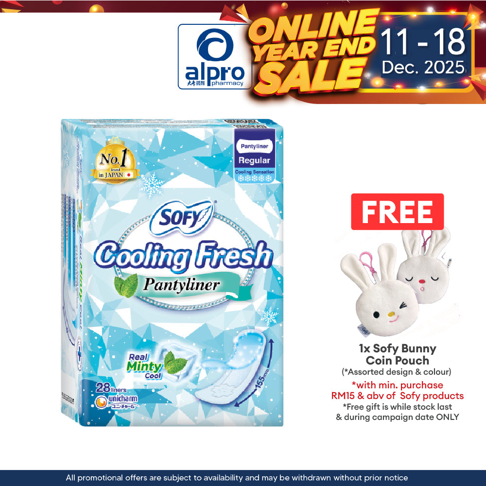 Sofy Cooling Liner Regular 155mm 28s Sofy