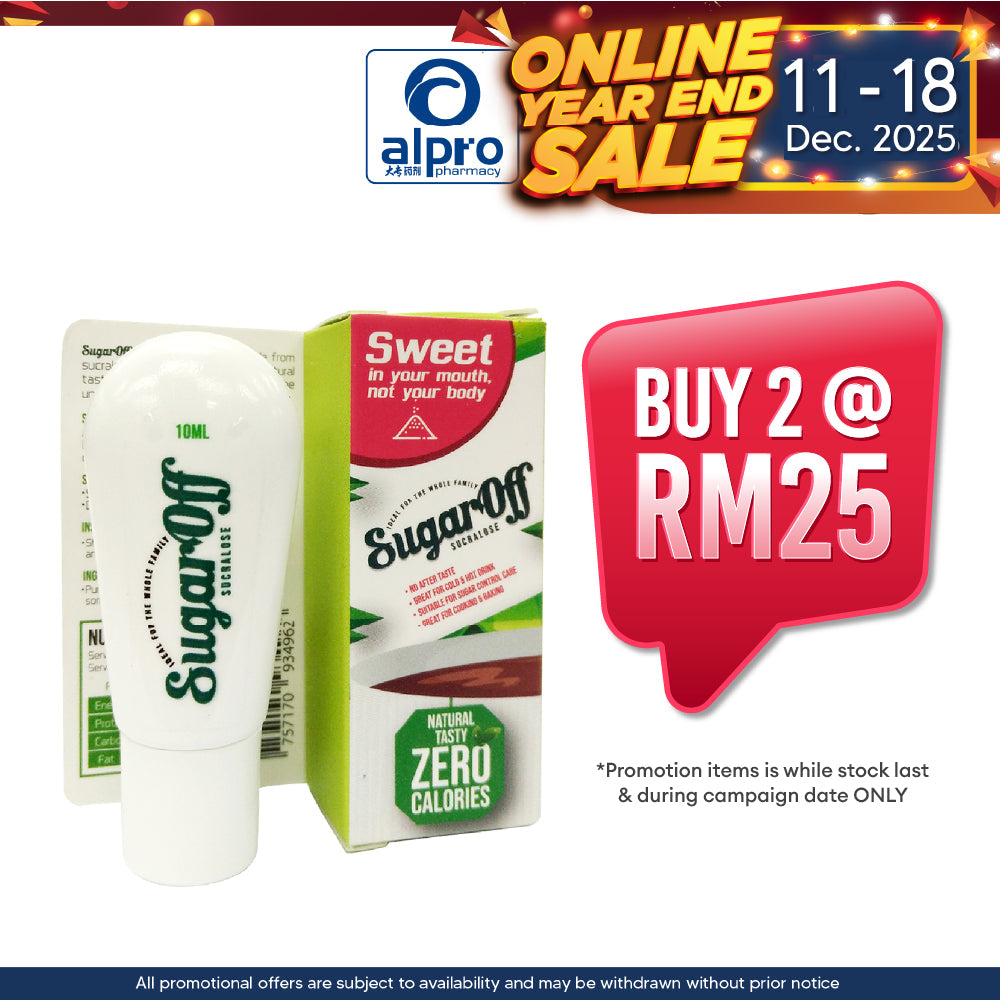 Sugaroff Sucralose Drop 10ml | Naturally-Derived Sweetener SUGAROFF