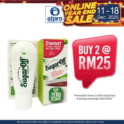 Sugaroff Sucralose Drop 10ml | Naturally-Derived Sweetener SUGAROFF