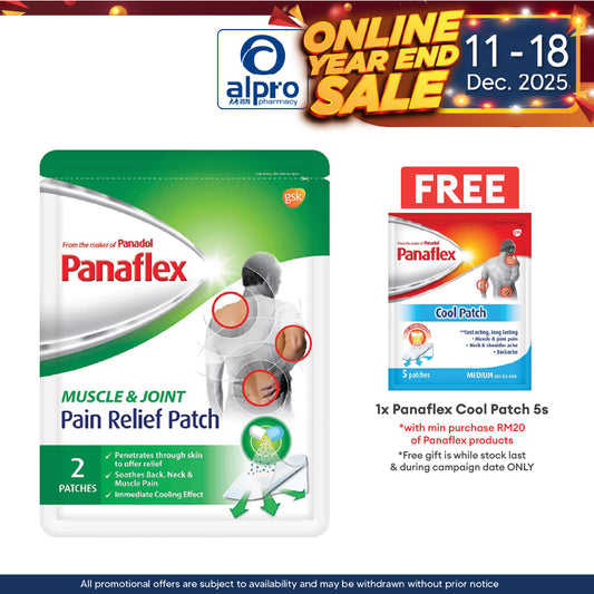 Panaflex Pain Relief Patch 2s Alpro Pharmacy