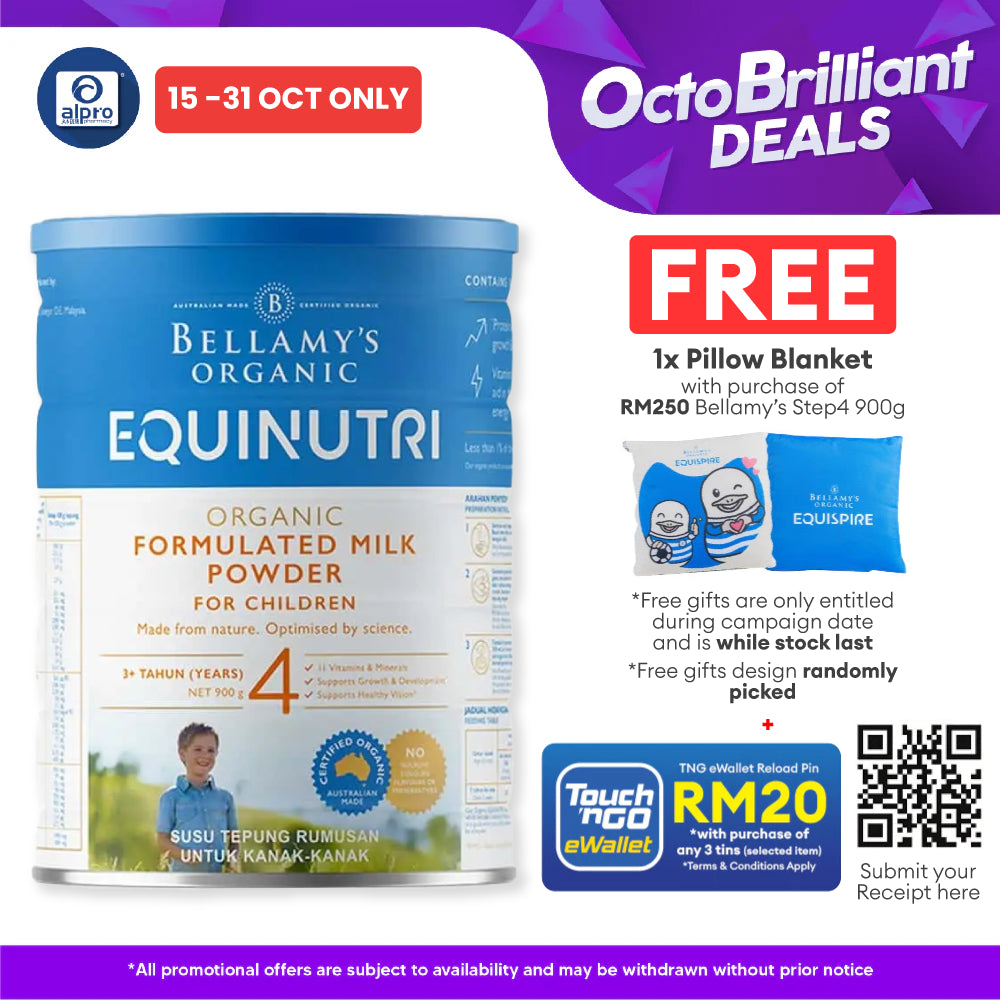 Bellamy's Organic Step Equinutri Junior Milk Drink 900g Suitable
