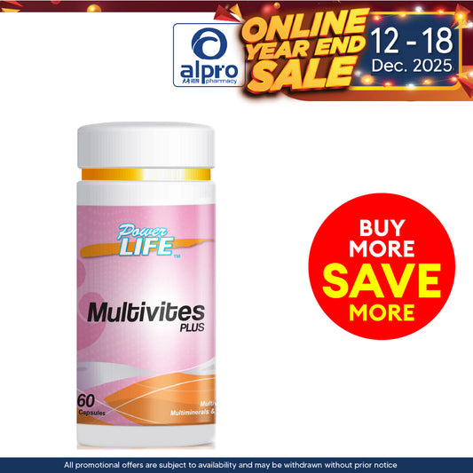 Powerlife Multivites Plus 60s | Multivitamins and Minerals Powerlife