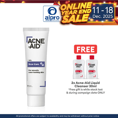 Acne-Aid Scar Gel 10g | Reduce Dark Spots & Smoothen Skin Acne-Aid