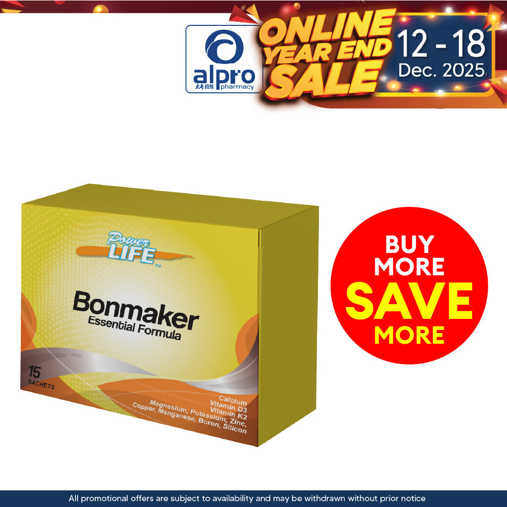 Powerlife Bonmaker Essential Formula 15/box | Bone Health Supplement Powerlife