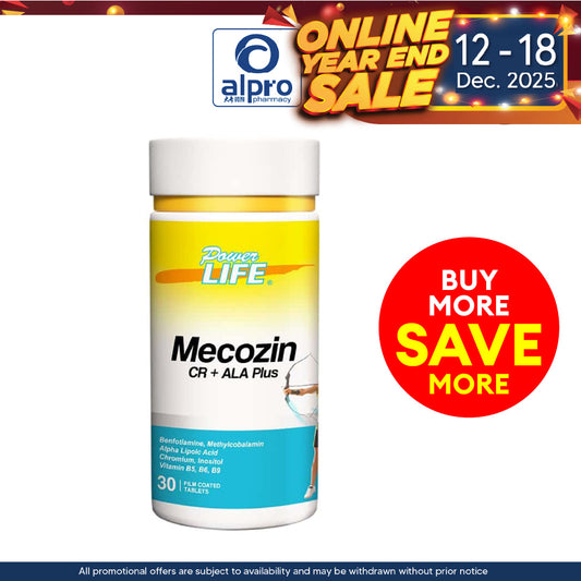 Powerlife Mecozin CR + ALA Plus 30s Powerlife