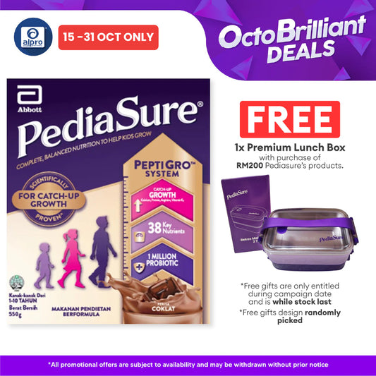 Abbott Pediasure Peptigro BIB Chocolate 550g | Supports Growth and Development Pediasure