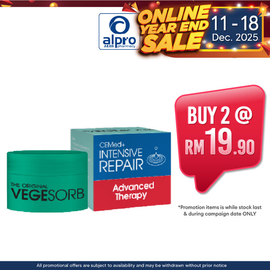 The Original Vegesorb Ce Med+ Moisturiser 15ml | Travel Size Alpro Pharmacy